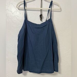 Women's French Navy Sunset Light Gauze Cami Tank XL